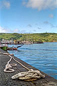 Azzorre, Isola di Faial - Horta. Partenza in battello per l'isola di Pico. 